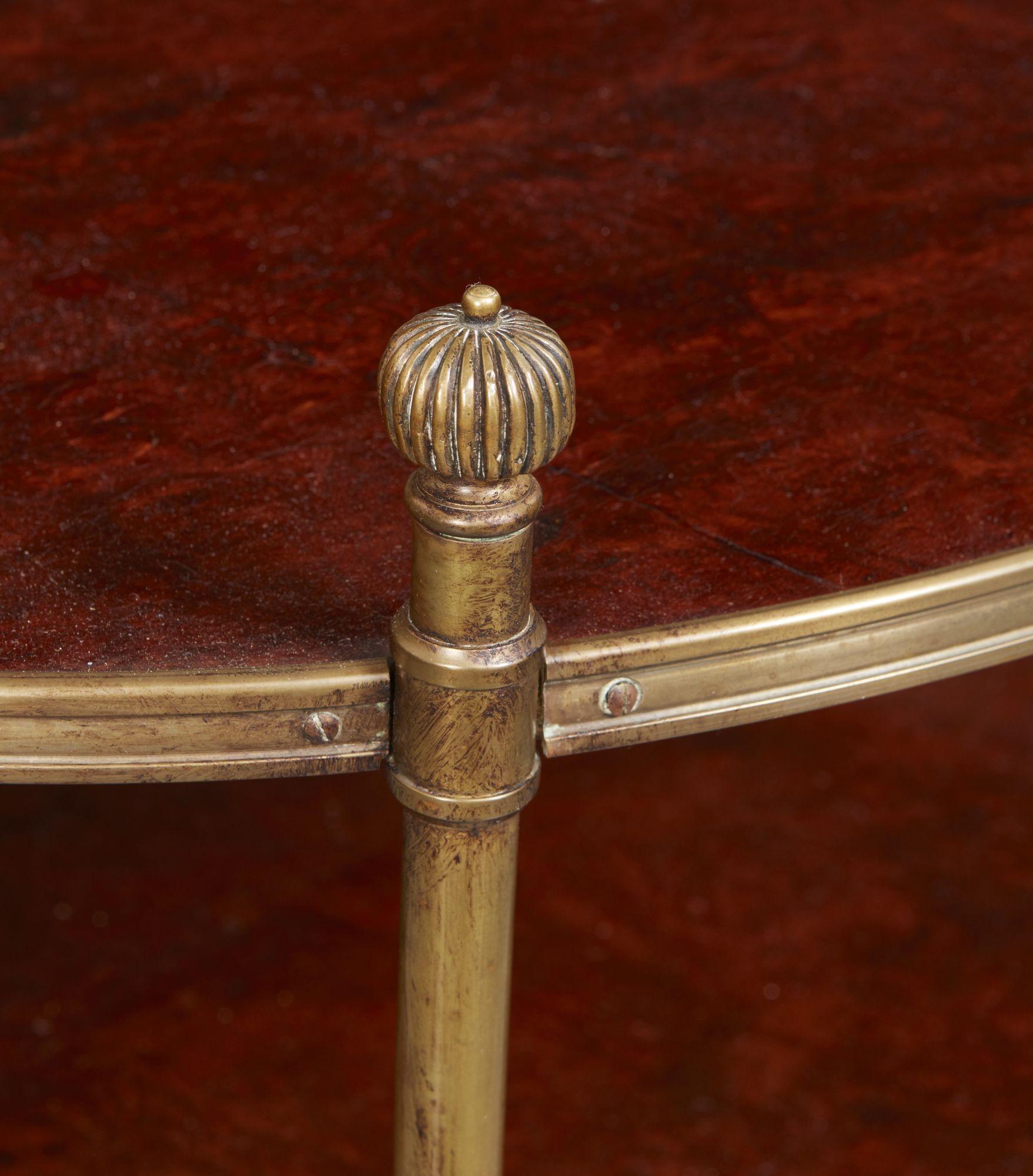 Early 19th C. English Campaign Plum Pudding Tiered Table 2