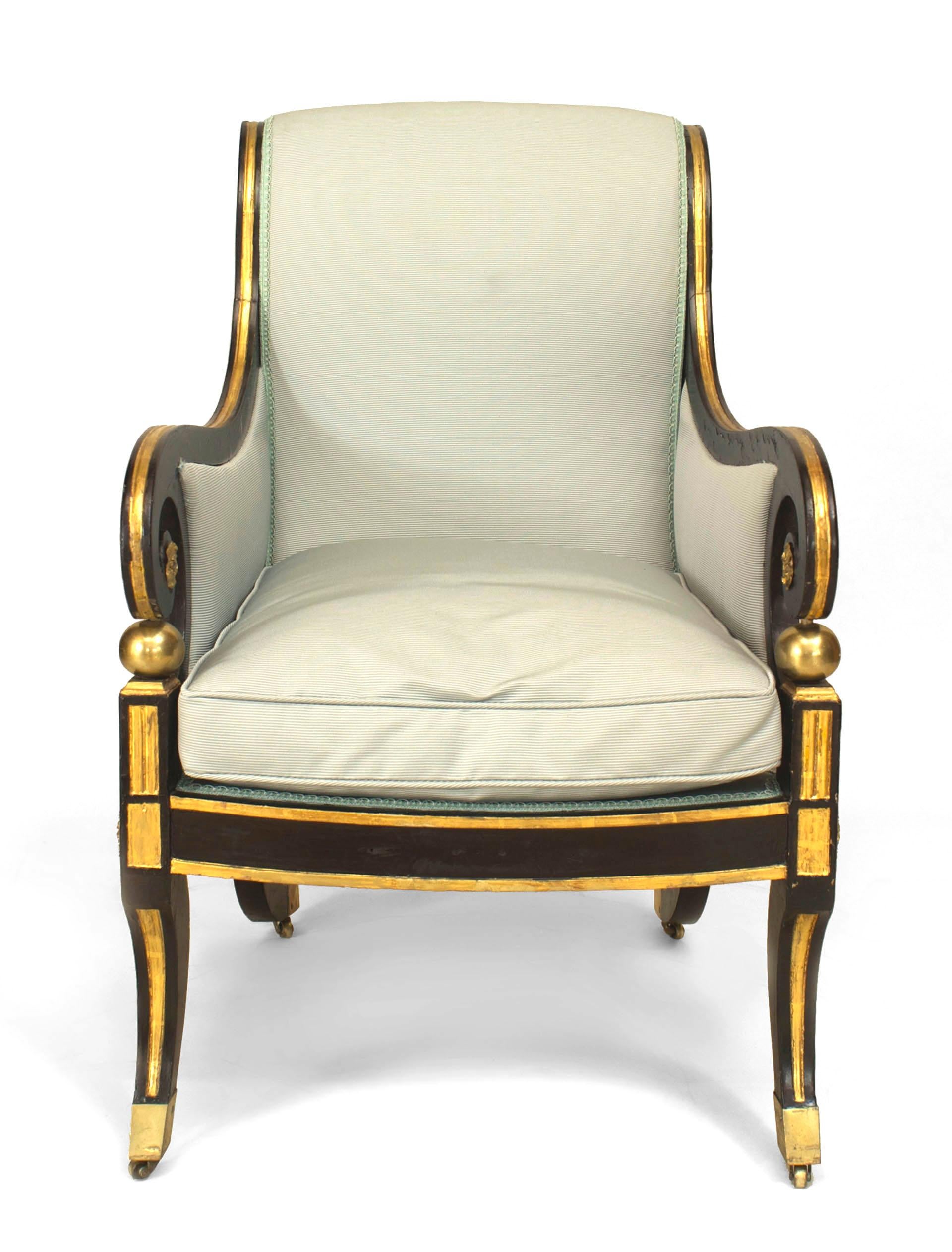 British Early 19th c. English Regency Club Chair - 1stdibs New York