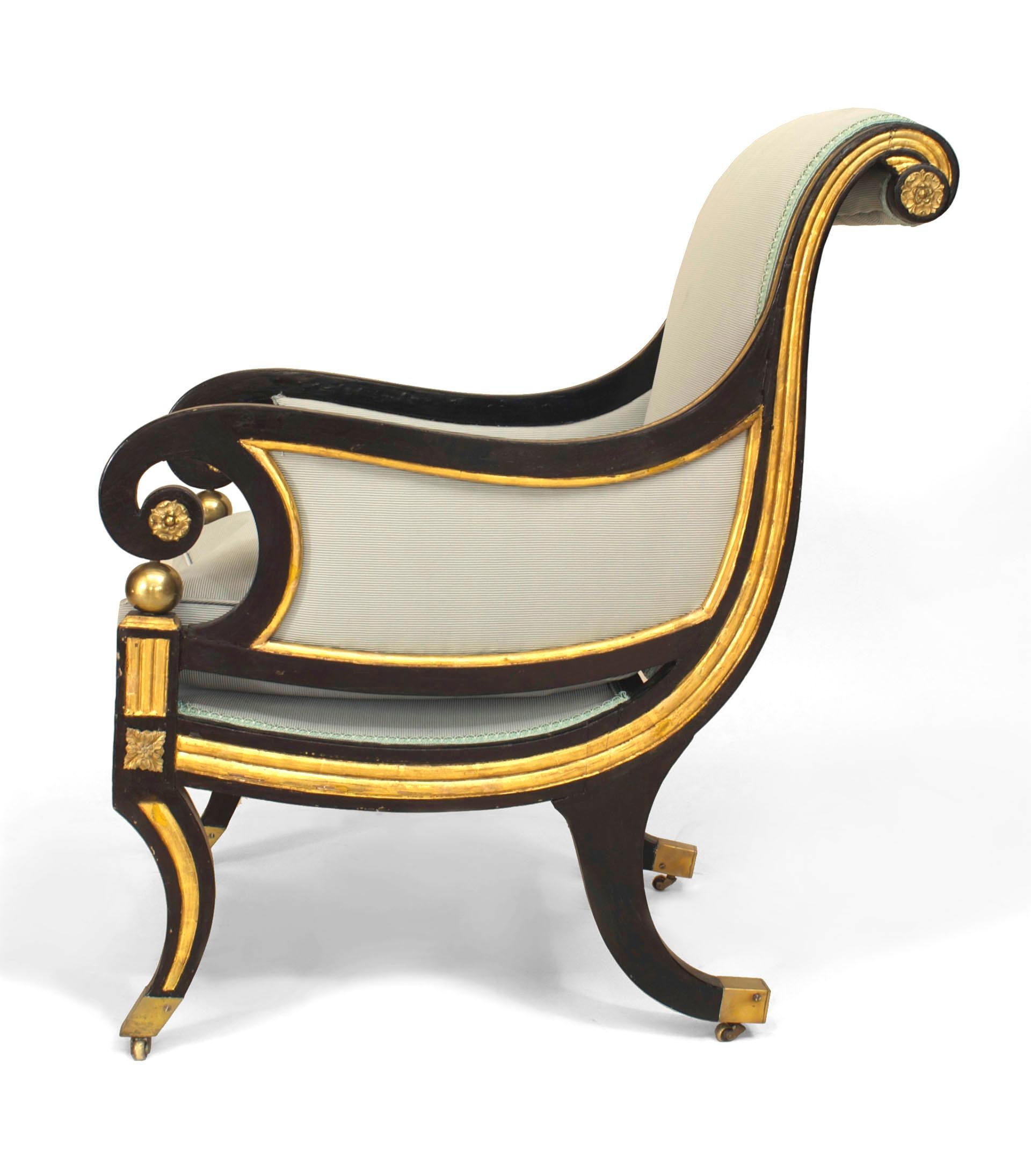 Painted Early 19th c. English Regency Club Chair - 1stdibs New York