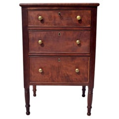 Early 19th C. Federal Period Mahogany Chest of Drawers