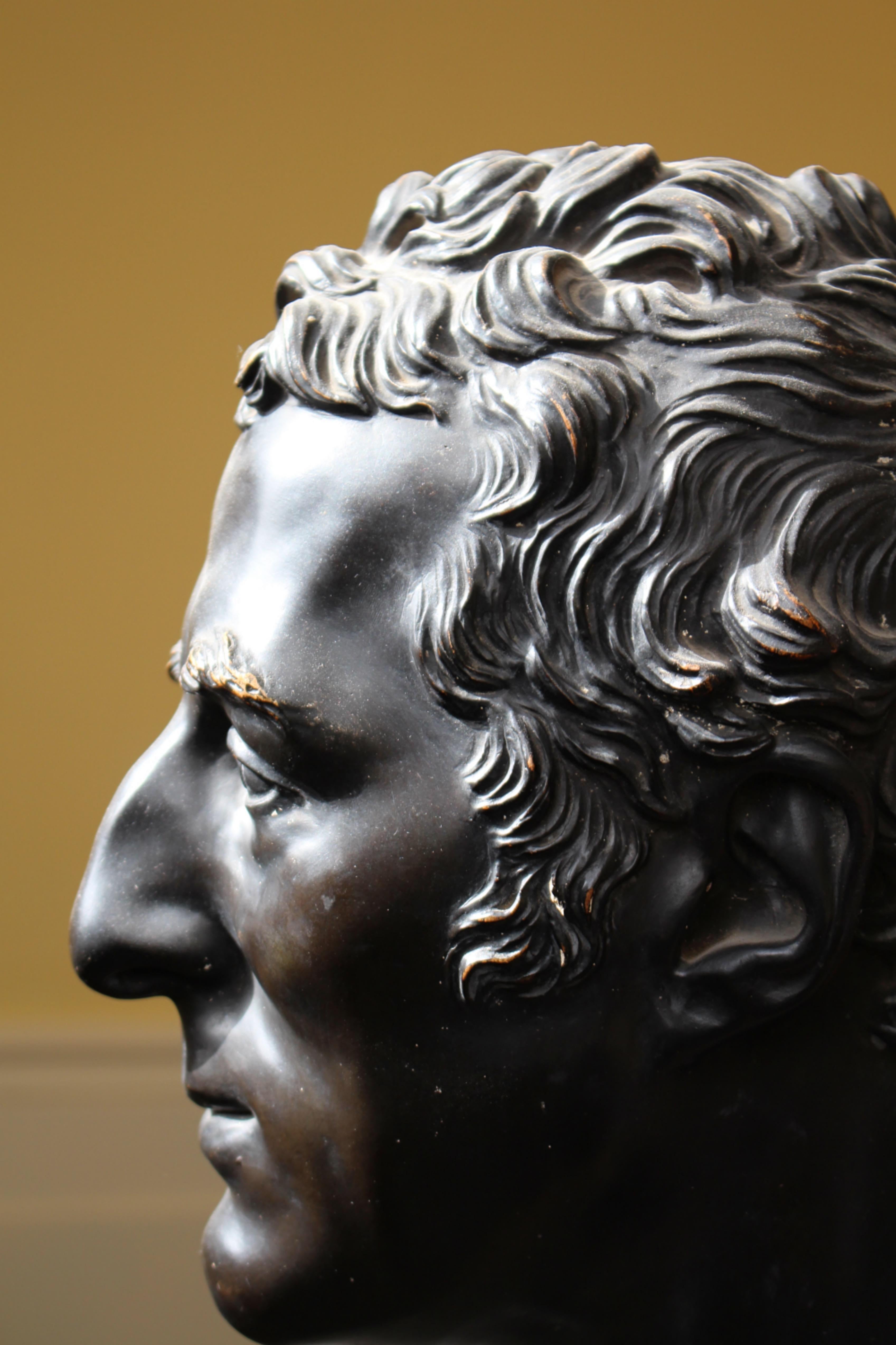 Early 19th C Francis Philibert Hardenberg, Wellington & Nelsons Plaster Busts 7
