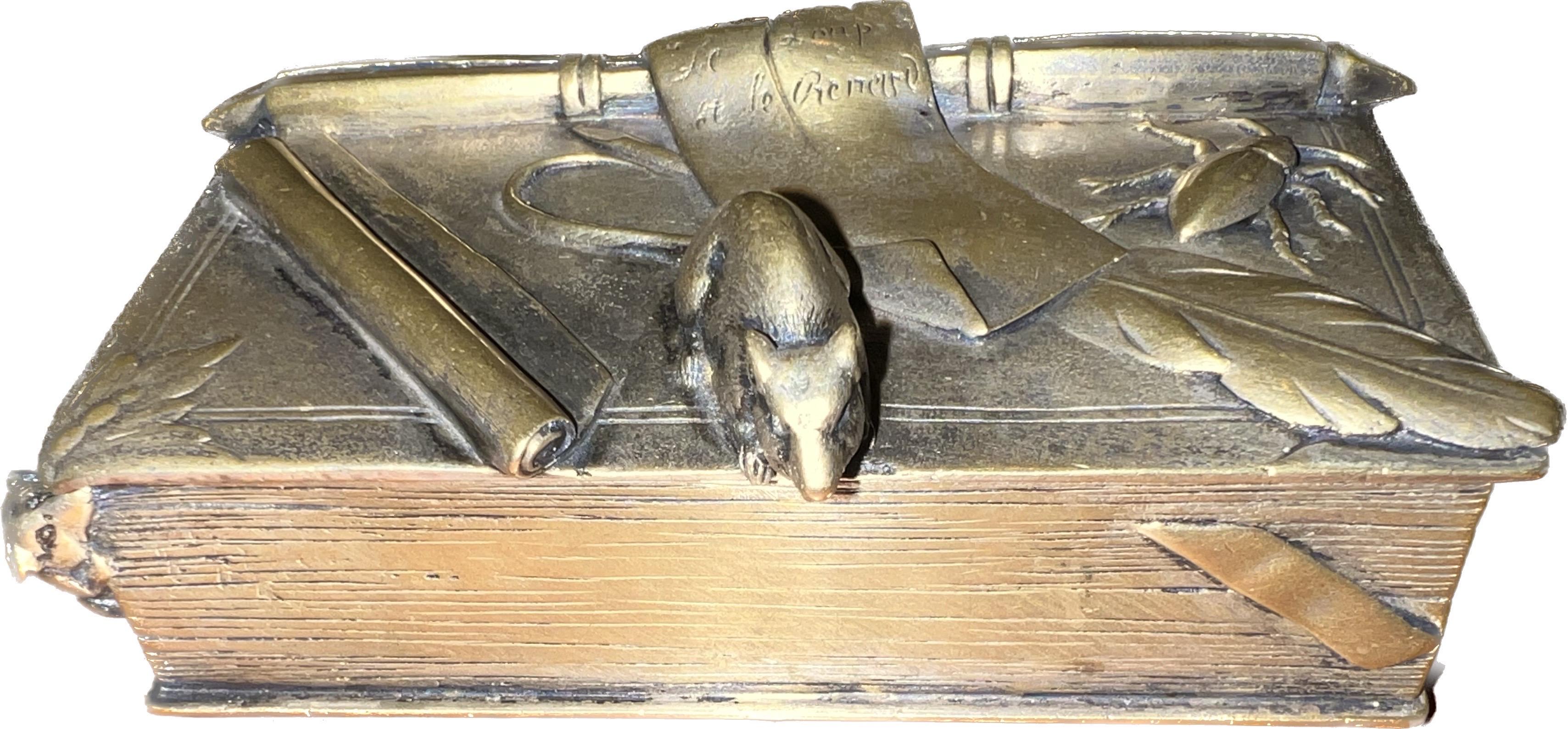 Early 19th C. French Brass Matchbox Holder 2
