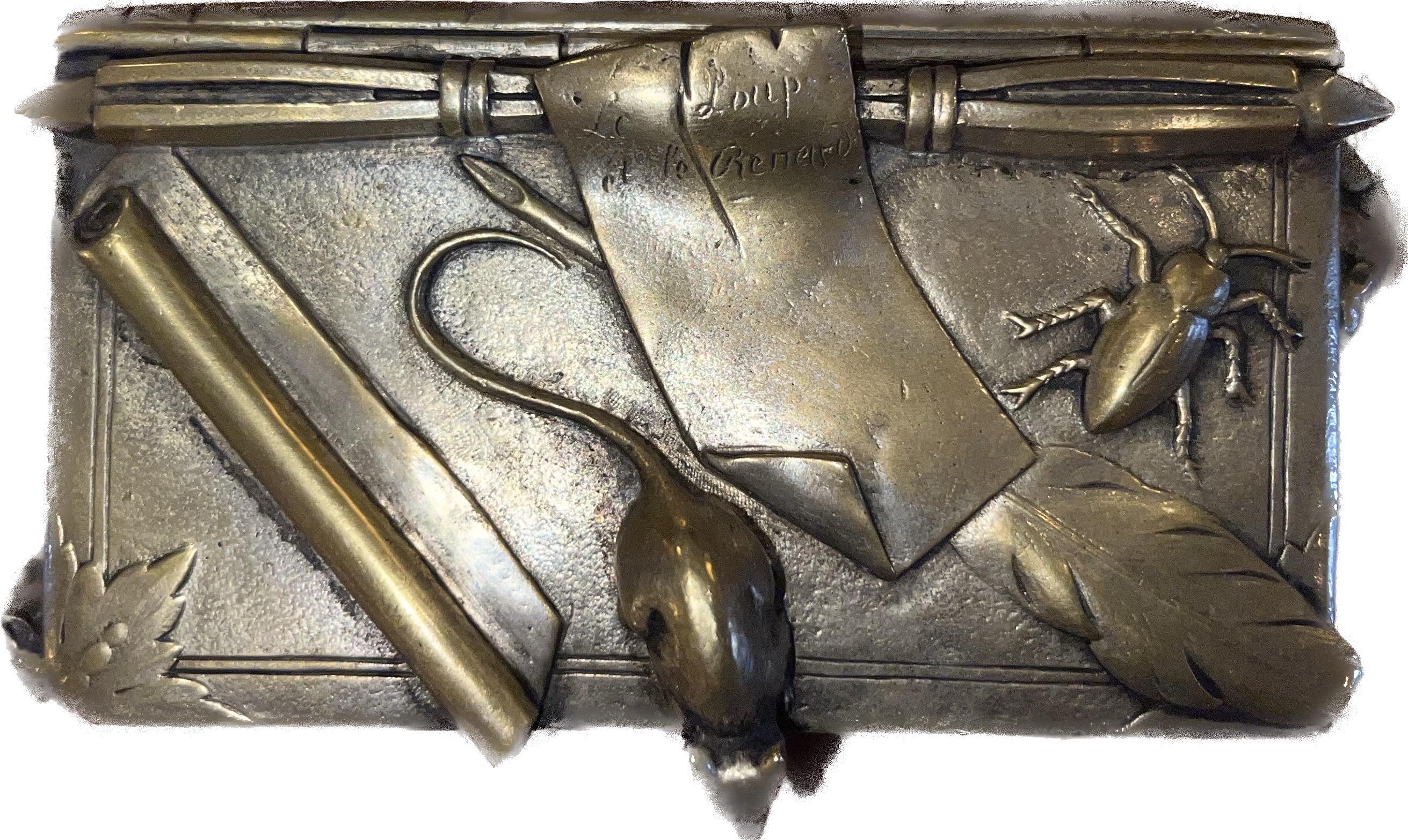 Early 19th C. French Brass Matchbox Holder 3