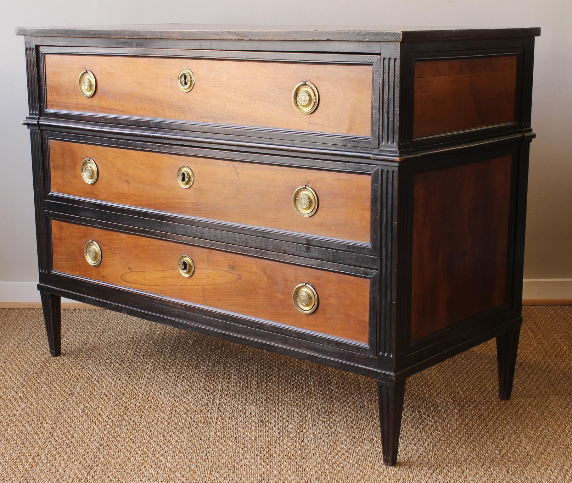 Carved Early 19th Century French Directoire Commode