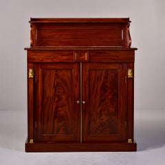 Early 19th C French Empire Chiffonier with Gilt Bronze Decorations