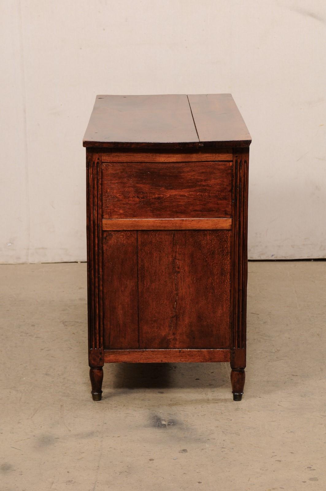 Early 19th C. French Fruitwood Chest Designed w/Clean Lines & Neoclassic Touches 6