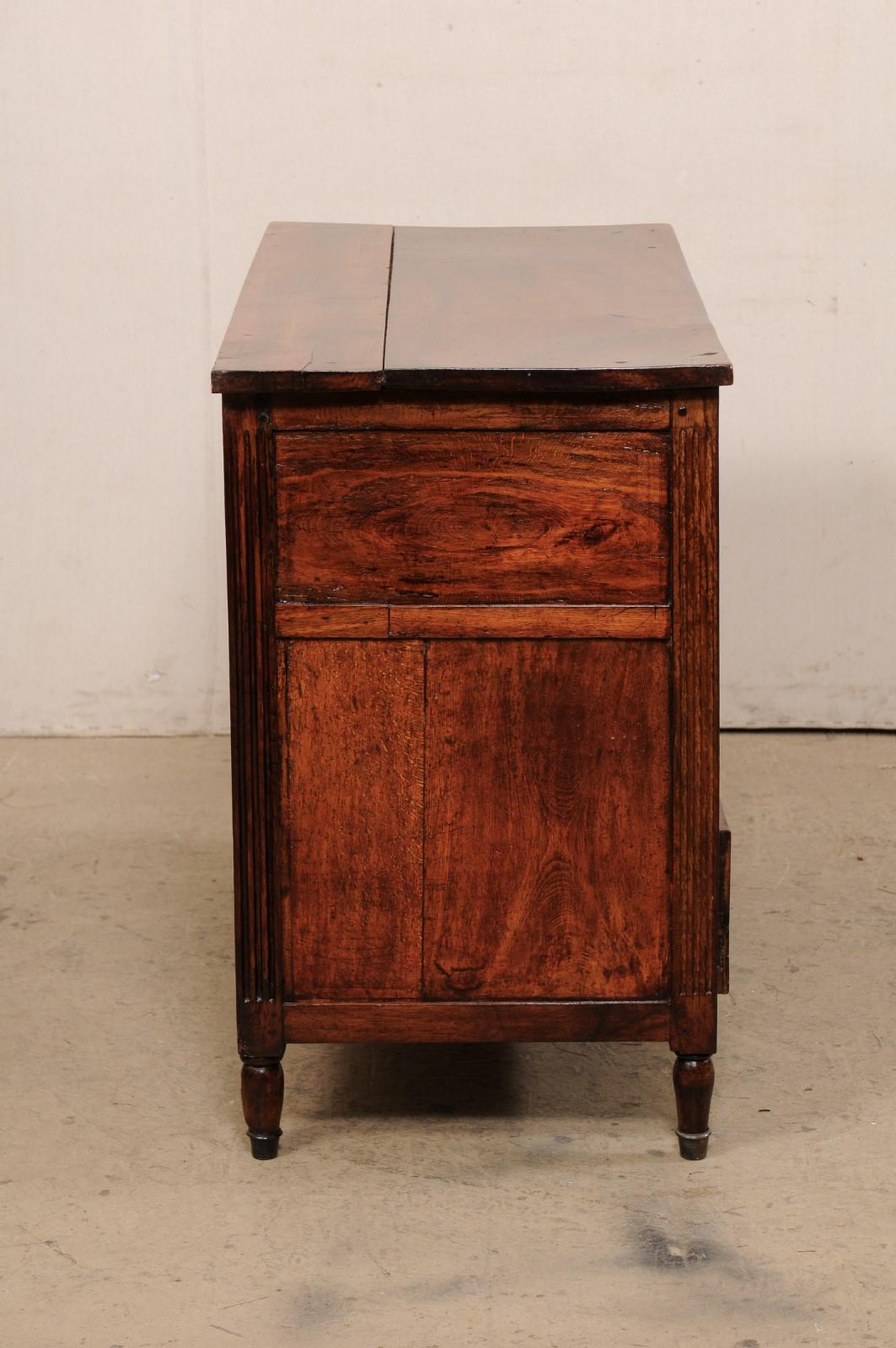 Early 19th C. French Fruitwood Chest Designed w/Clean Lines & Neoclassic Touches 2