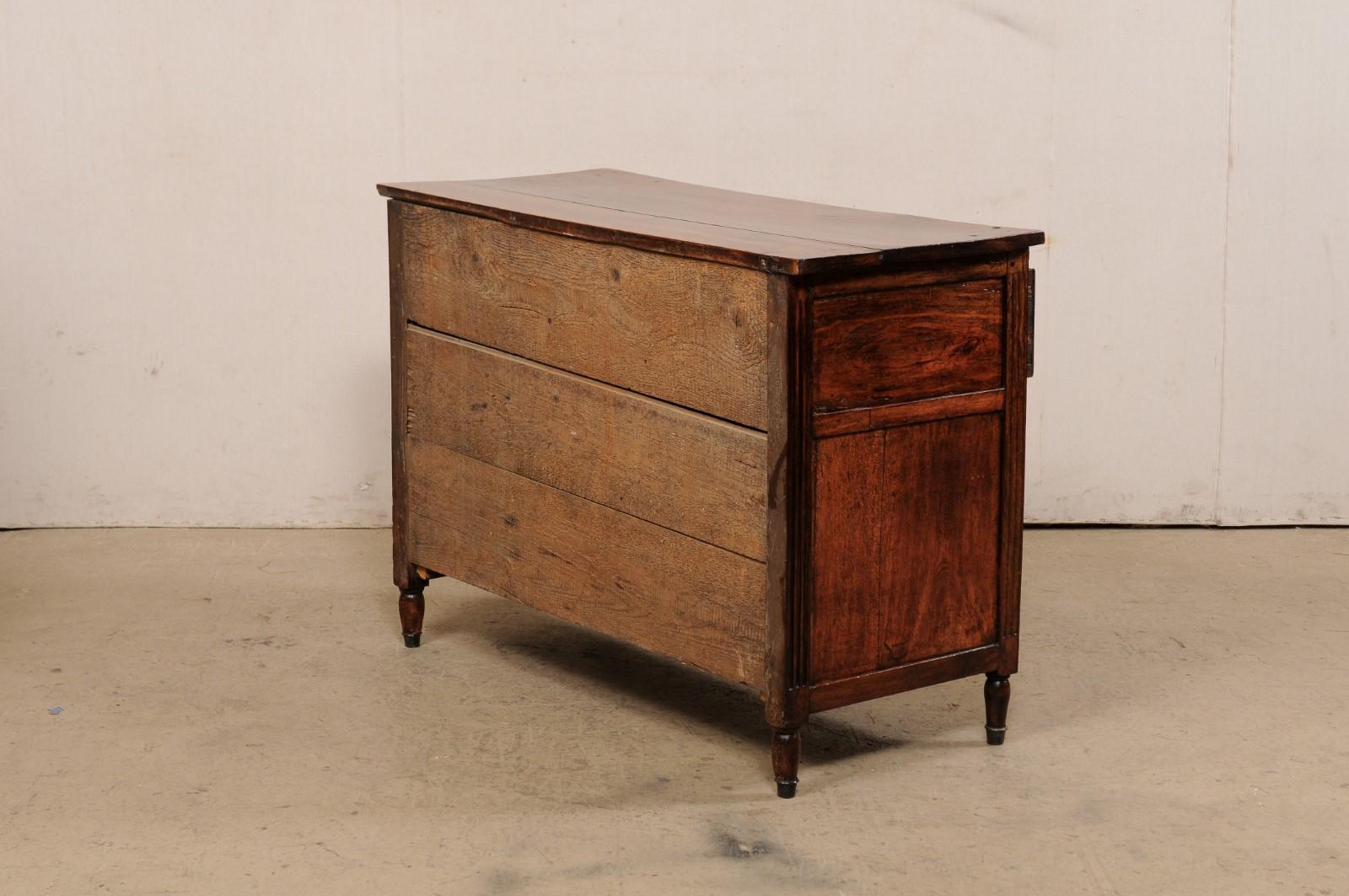 Early 19th C. French Fruitwood Chest Designed w/Clean Lines & Neoclassic Touches 3