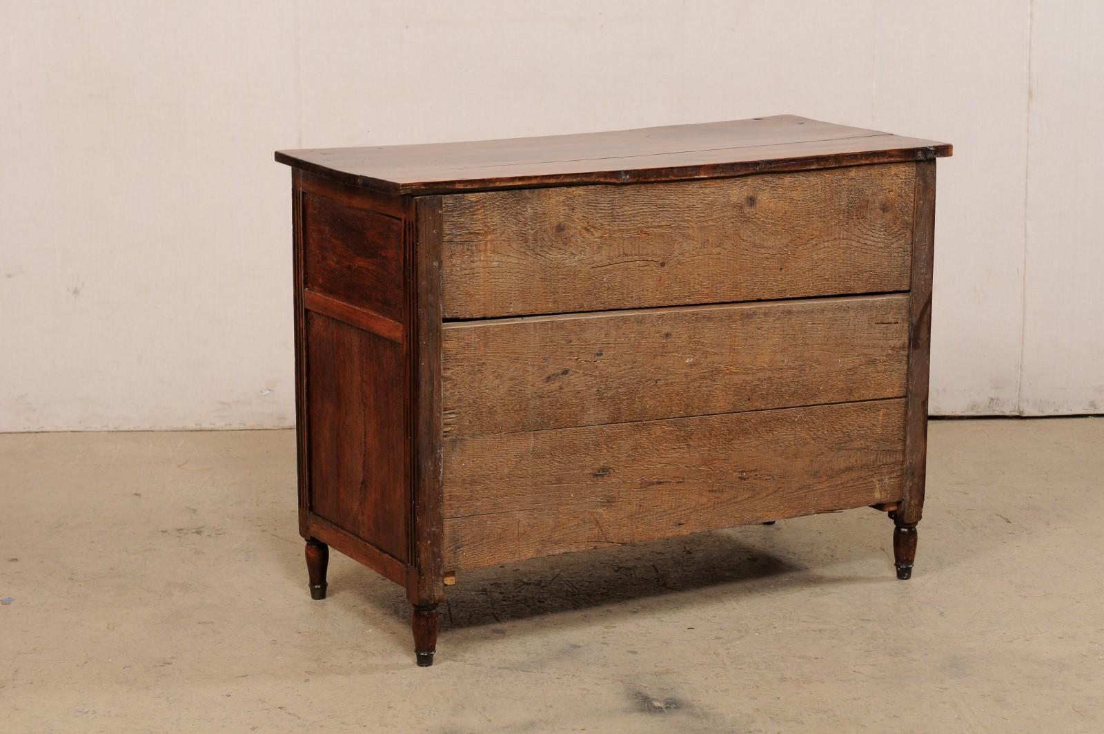 Early 19th C. French Fruitwood Chest Designed w/Clean Lines & Neoclassic Touches 5