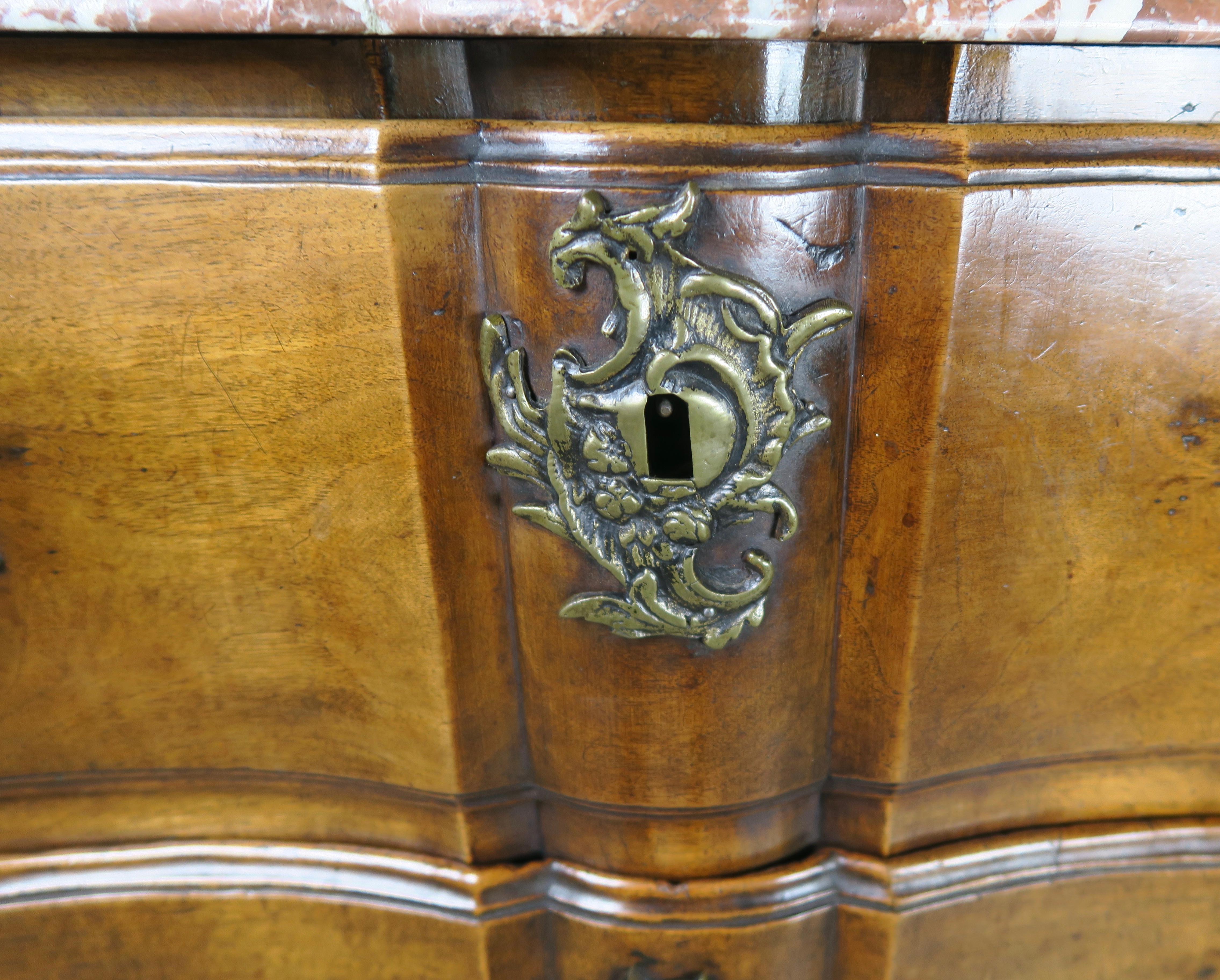 Early 19th Century French Louis XV Style Commode with Bronze Hardware 9