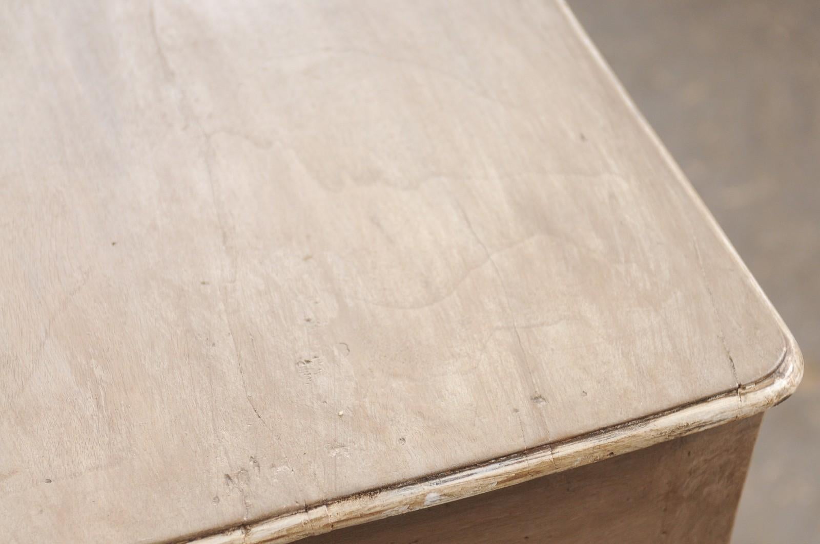 Early 19th c. French Raised 2-Drawer Commode w/Original Brass Hardware For Sale 7