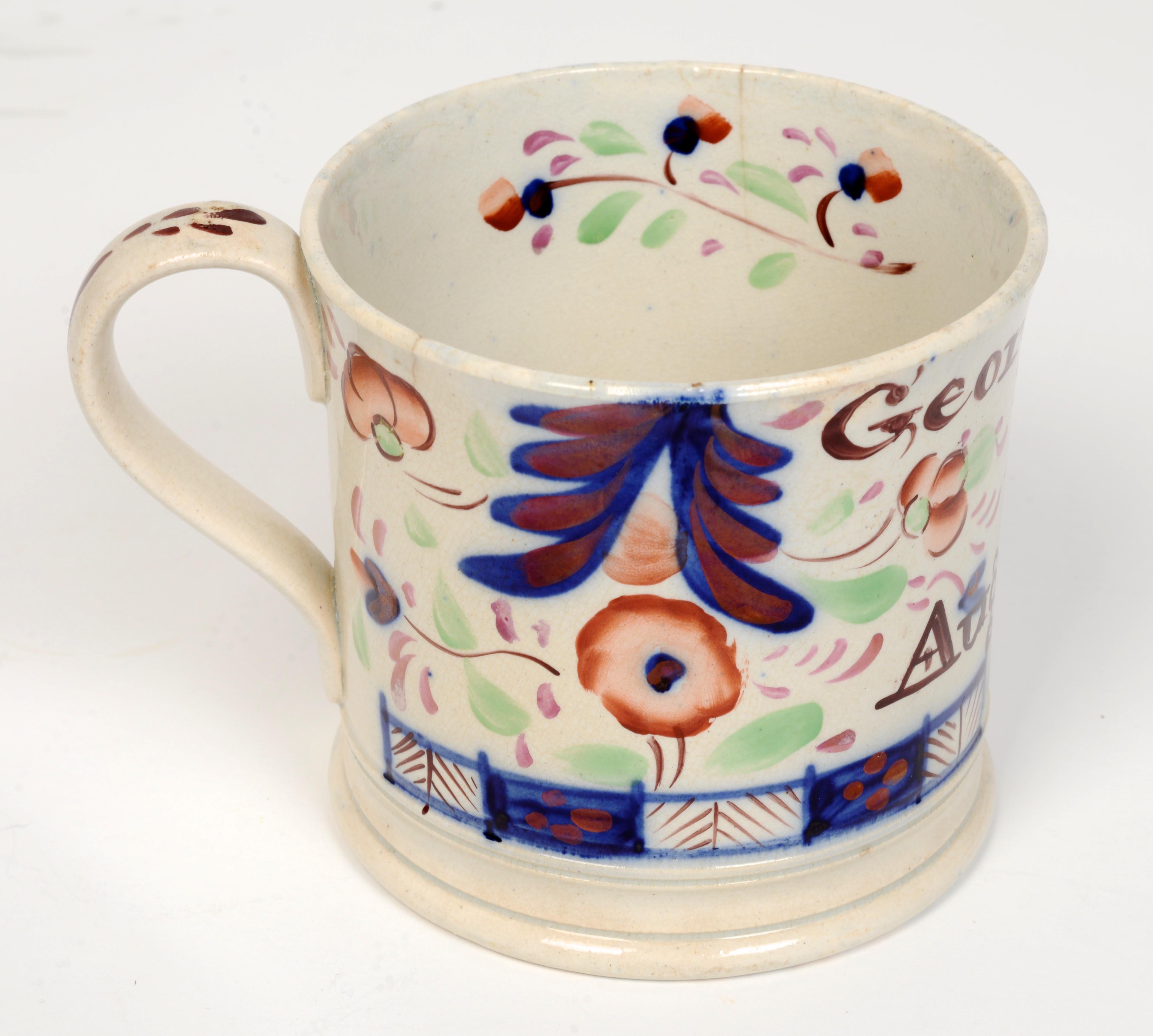 Début du 19e siècle A.I.C. Mug commémoratif d'anniversaire personnalisé 