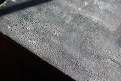 Early 19th C Georgian Original Painted Green Pitch Pine Dog Box Bed Crate