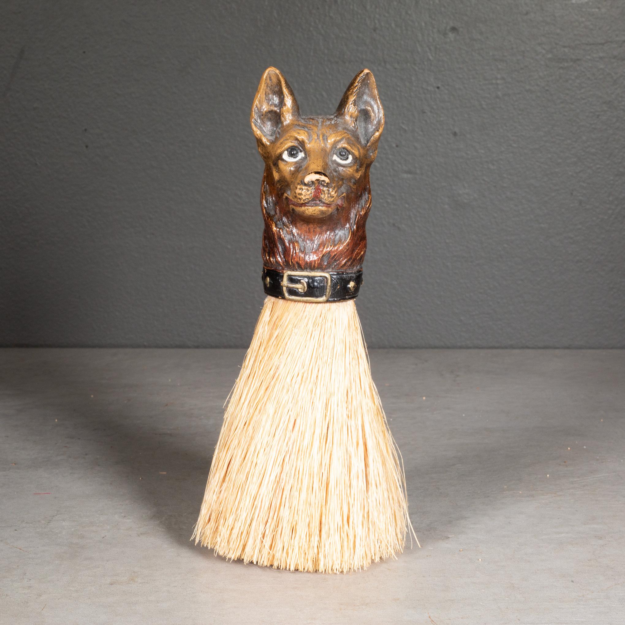 XIX secolo Early 19th c. German Dog Suit Brushes c. 1840-1860-Price per item in vendita