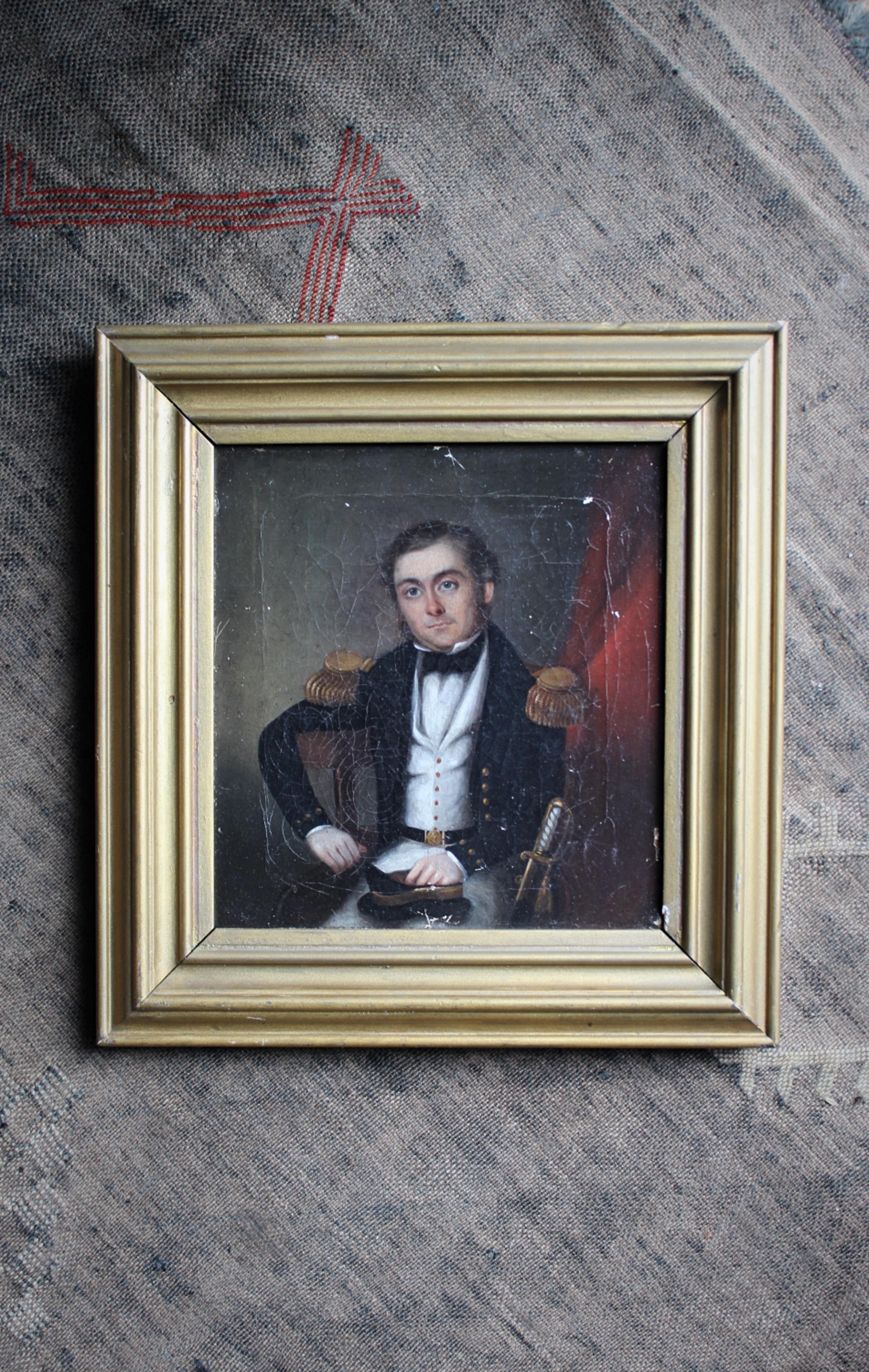 Early 19th C Irish Provincial School Naval Officer Lieutenant Henry Anderson For Sale 2