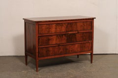 Early 19th C. Italian Cleanly-Designed Chest of 3 Drawers