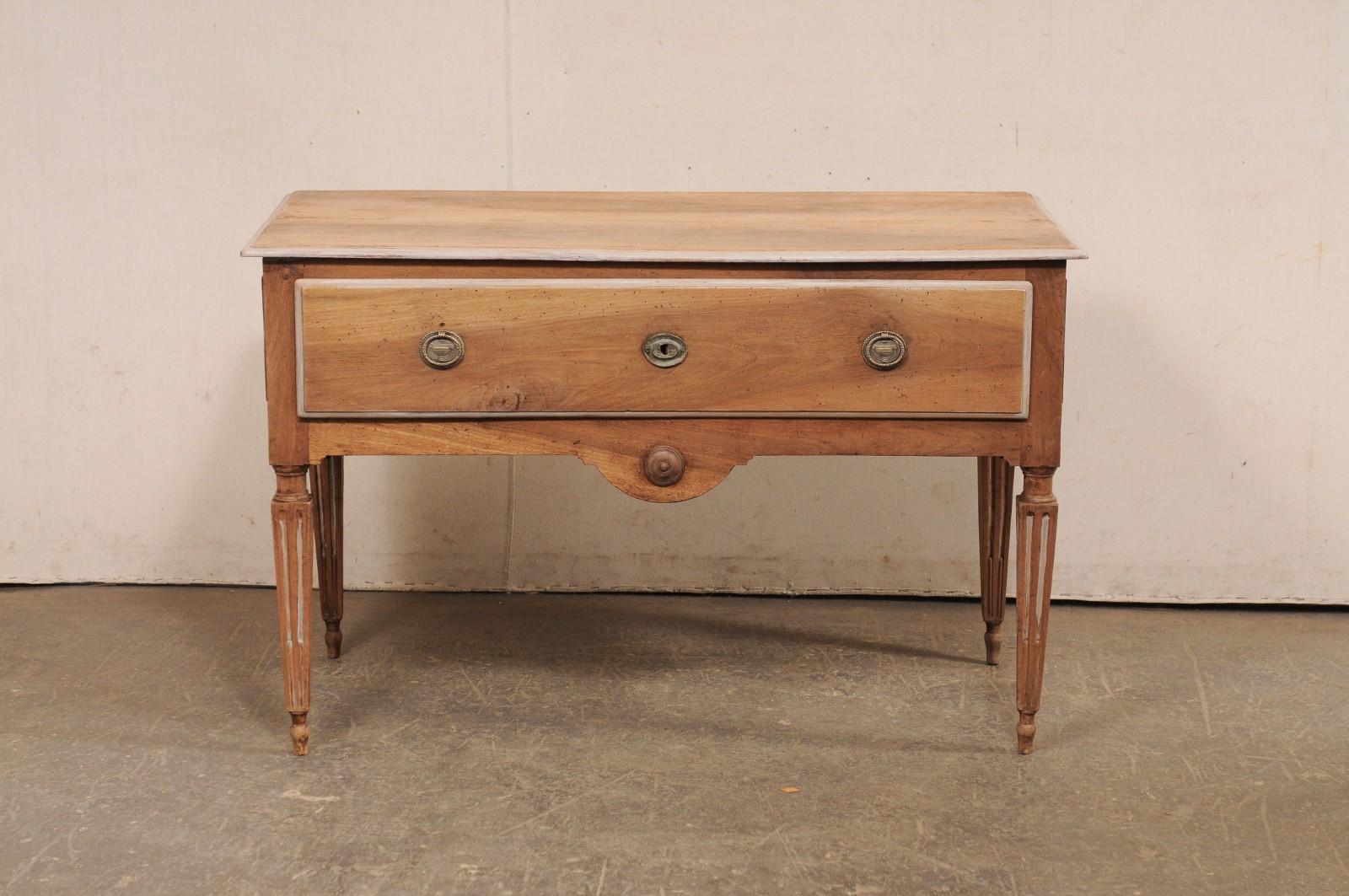 A.C.I.C. Table console à un tiroir de style néoclassique italien du début du 19e siècle en vente 8