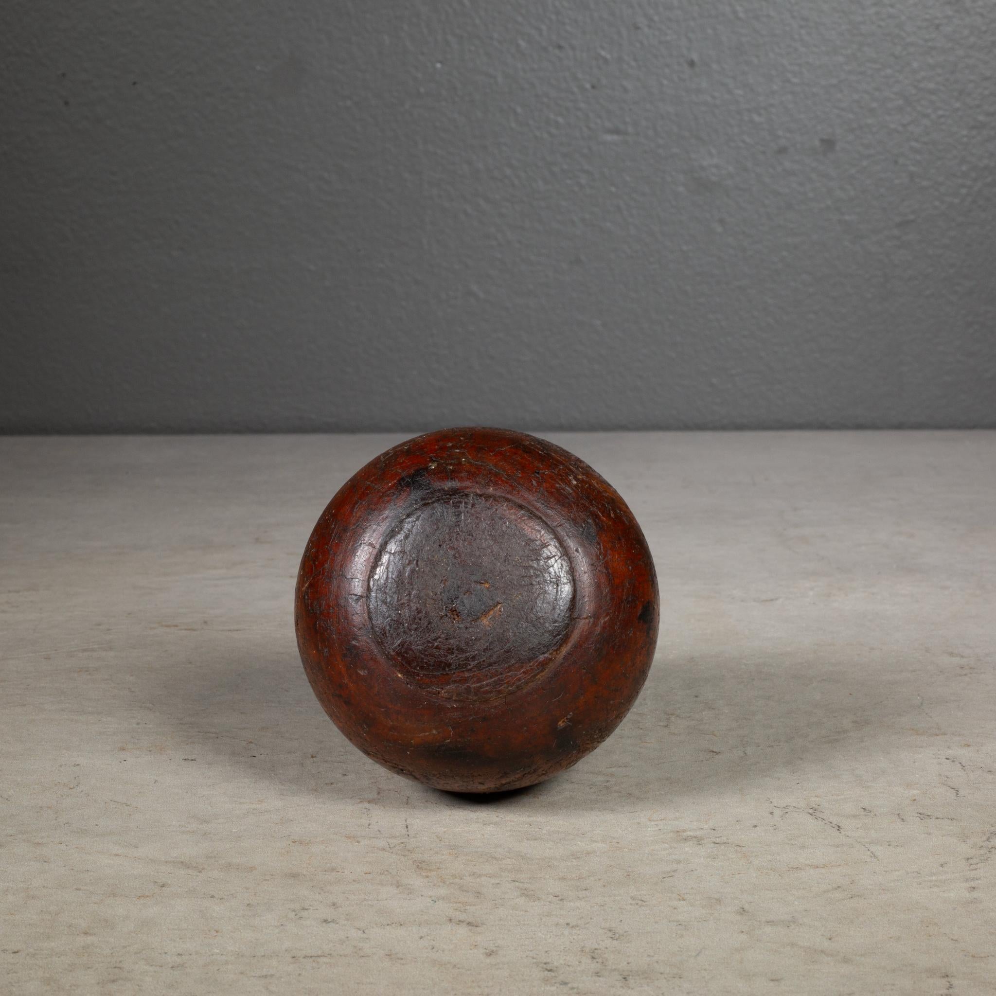 Industrial Early 19th c. Lignum Vitae Plumber's Turnpin c.1840 For Sale