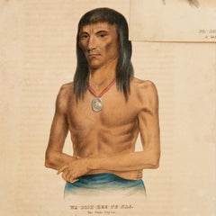 Early 19th C. Native American Portrait Lithographs, Philadelphia, Group of 10