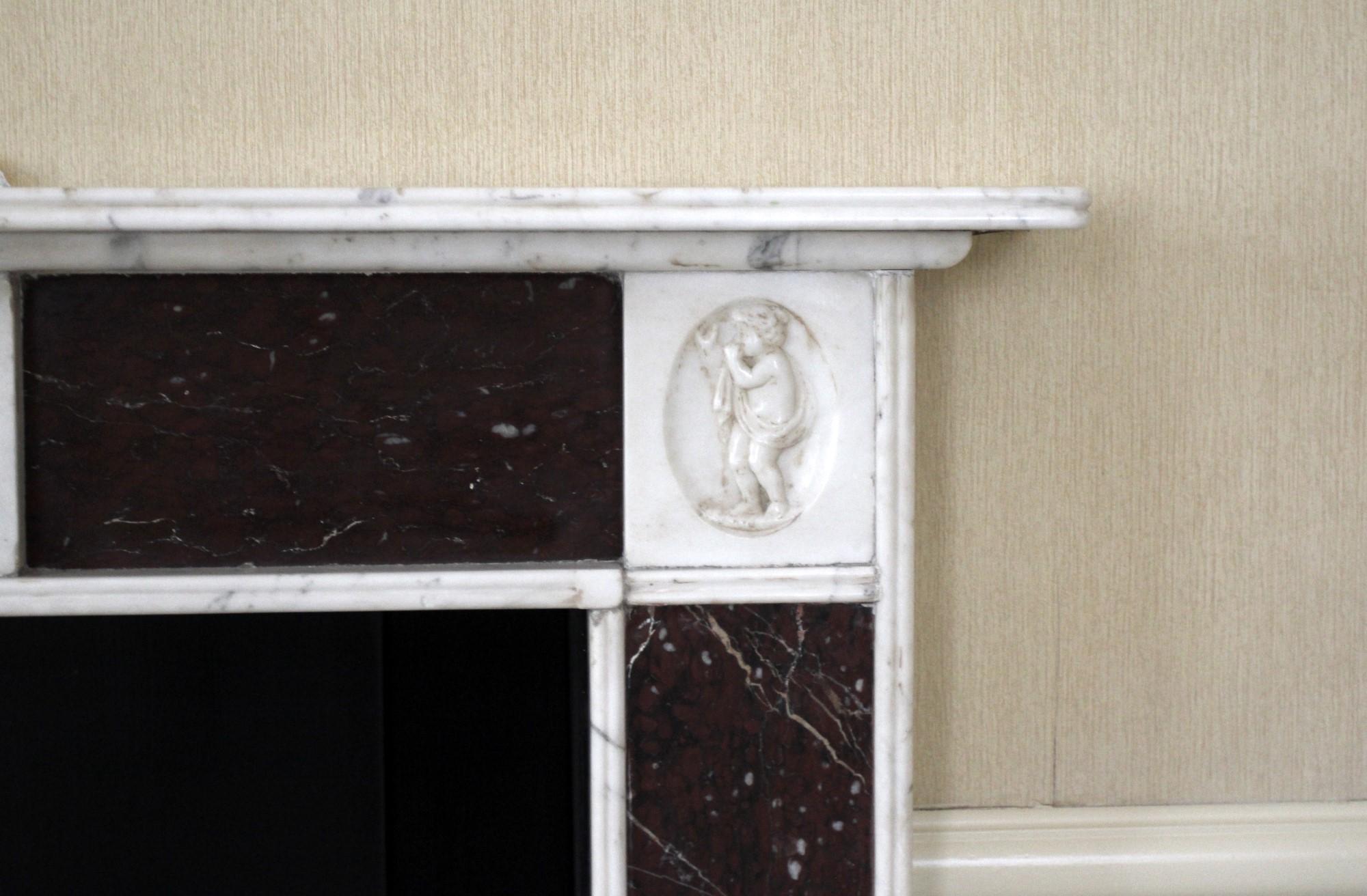 NYC Waldorf Astoria Hotel Marble Mantel English Regency Style For Sale 1