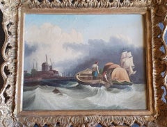 Early 19th Century Oil on Canvas Attributed to C M Powell