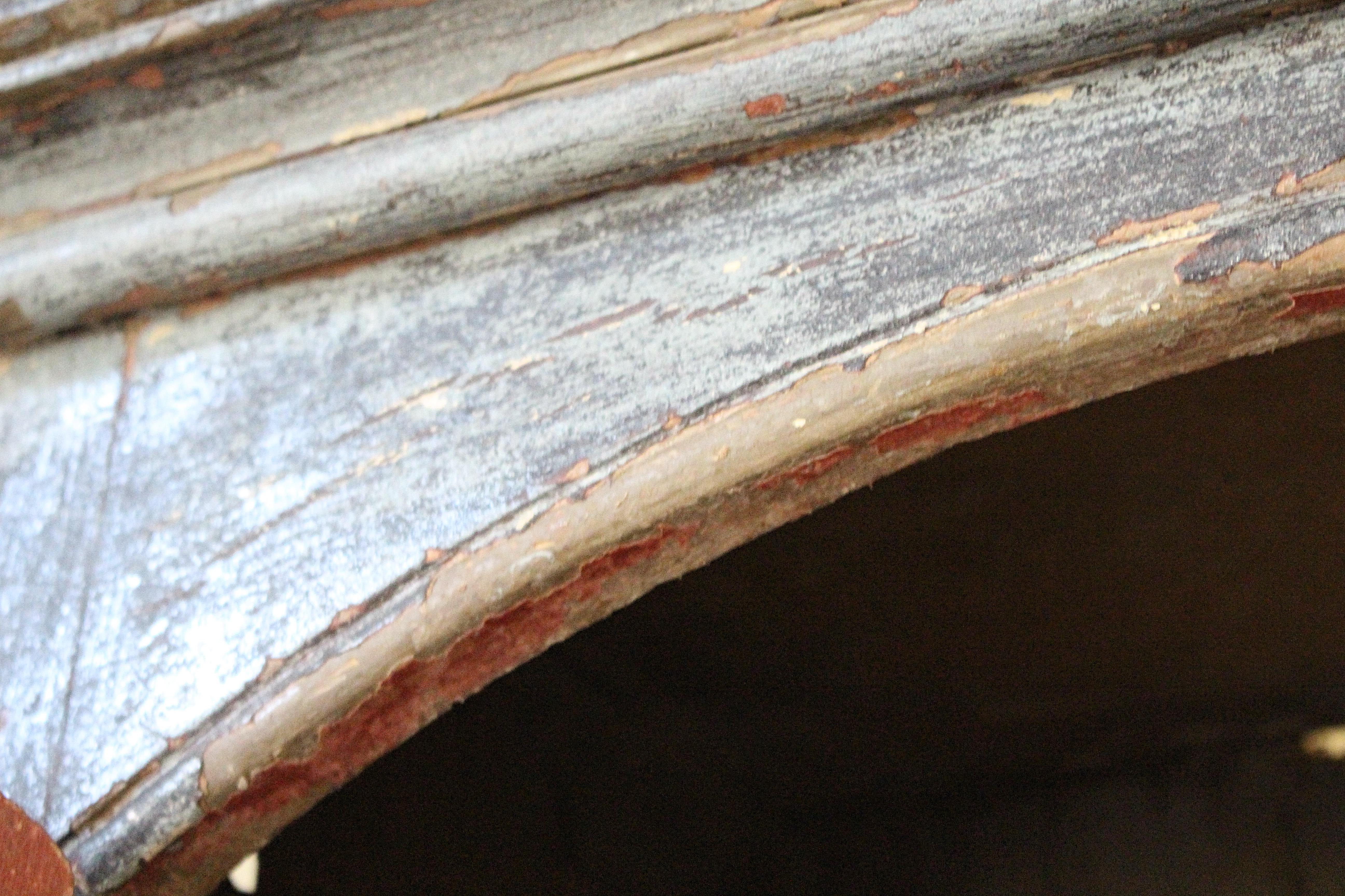 Armario estrecho pintado original inglés de principios del siglo XIX para casa de campo Georgian House en venta 11