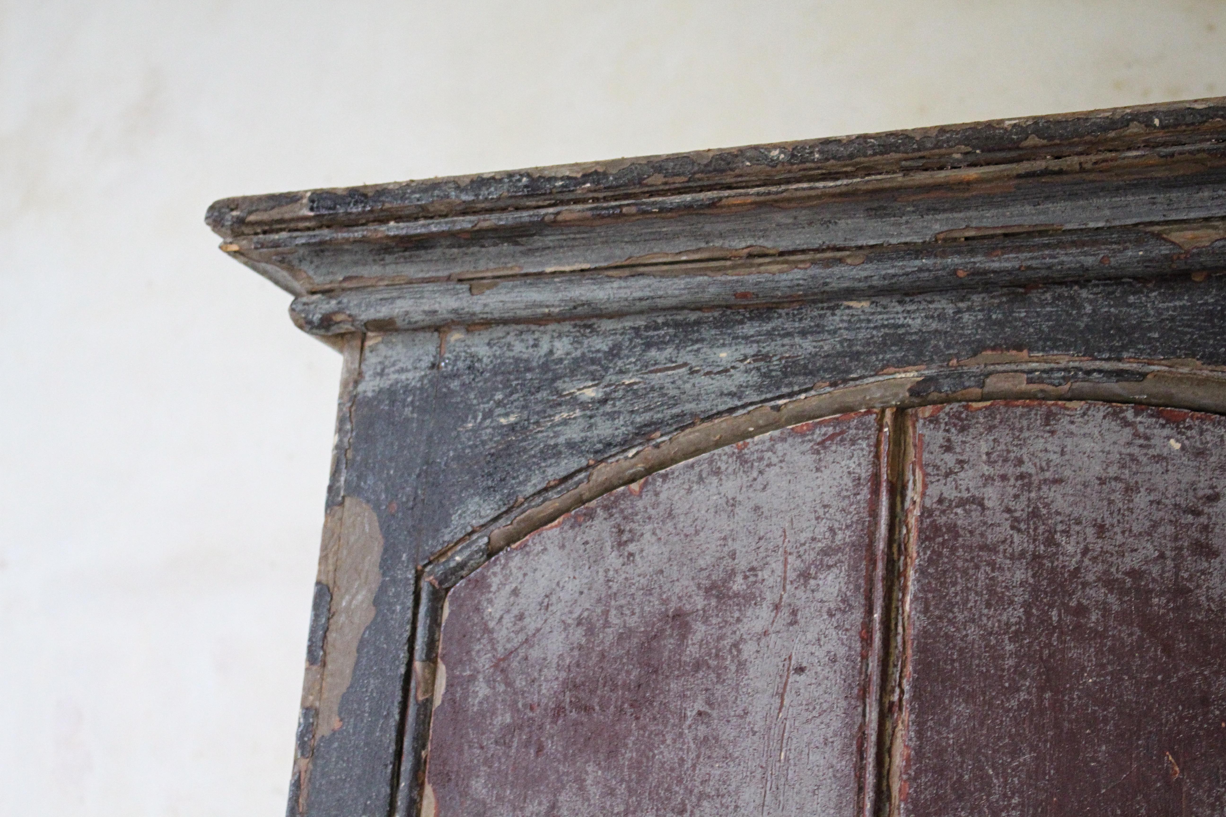 Armario estrecho pintado original inglés de principios del siglo XIX para casa de campo Georgian House Georgiano en venta