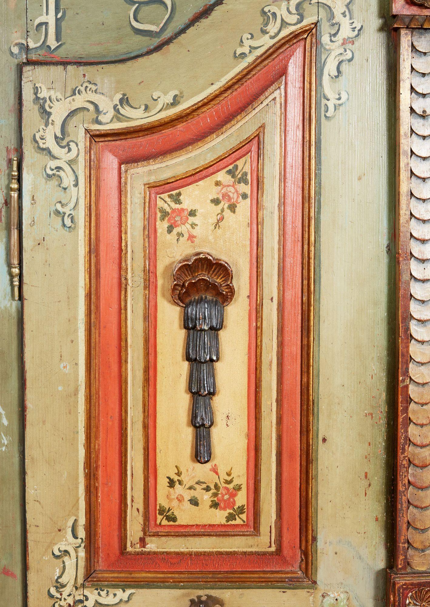 Début du 19e siècle Armoire baroque peinte en vente 6