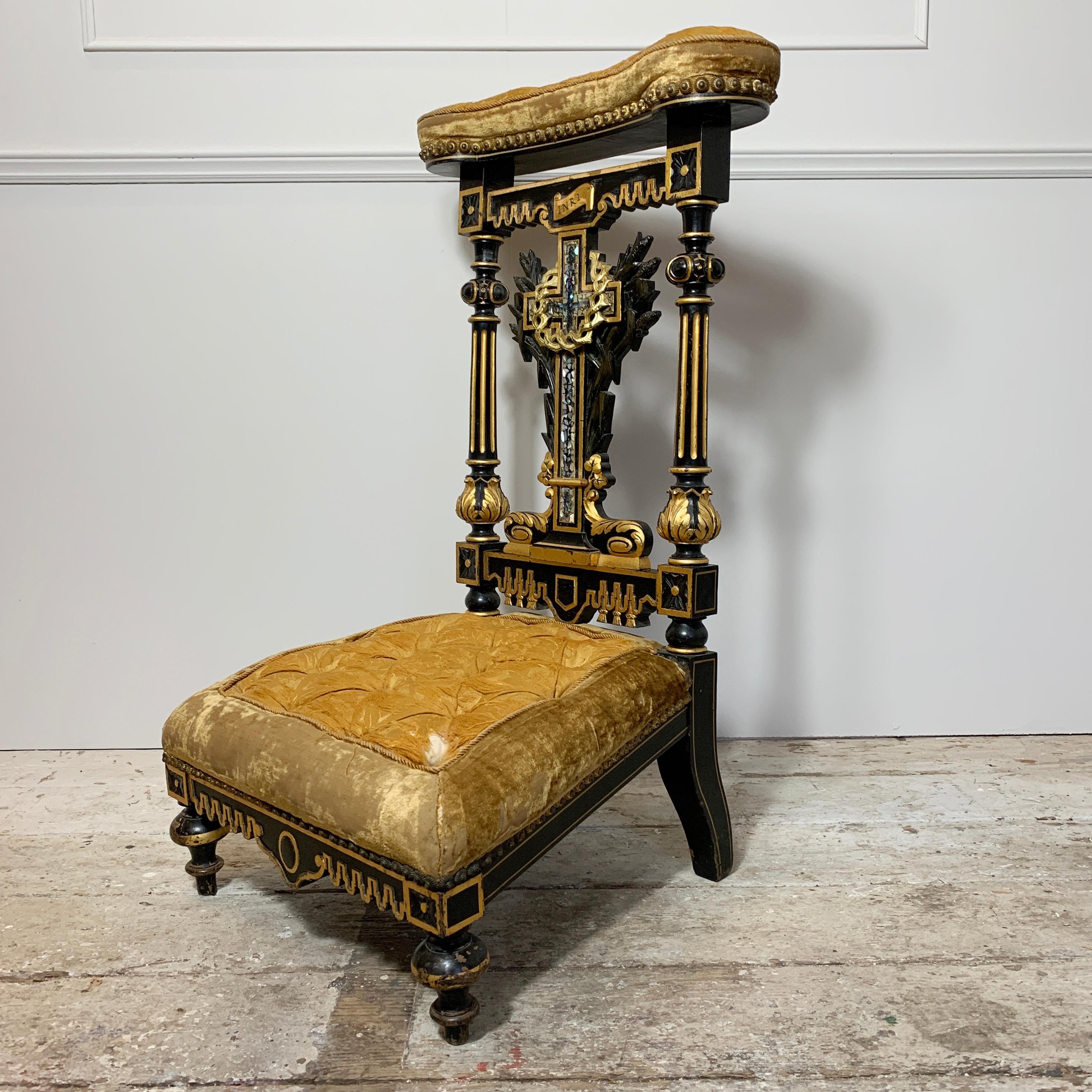 Early 19th Century Prie Dieu French 'Prayer Chair' 7