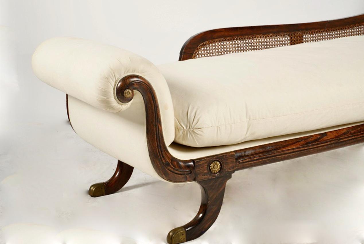 XIXe siècle Méridienne/camier Regency, 19ème siècle en vente