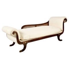 Méridienne/camier Regency, 19ème siècle