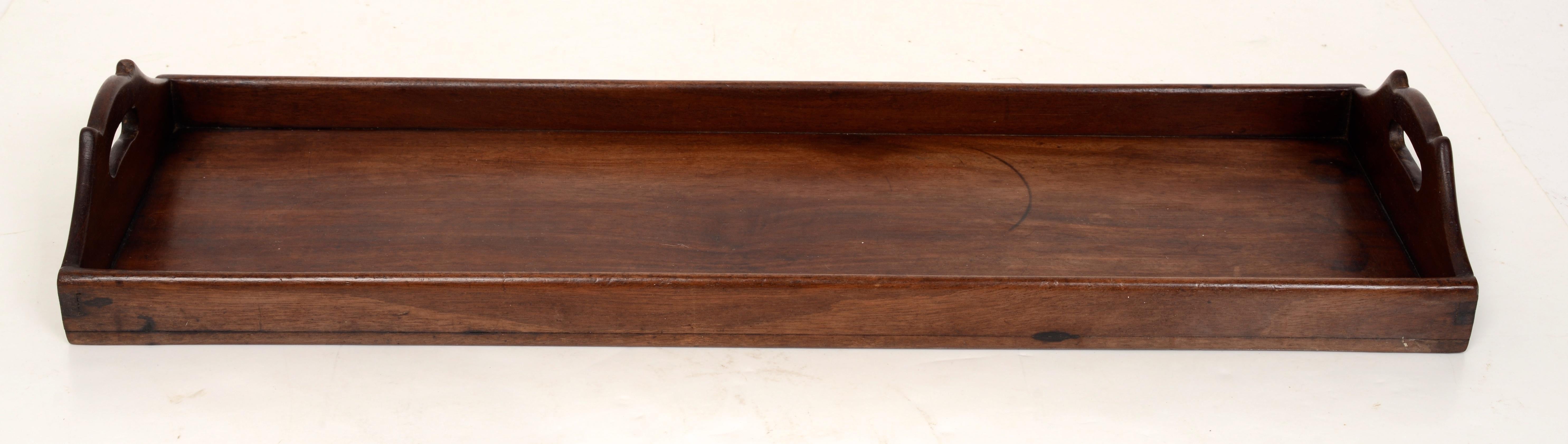 English Early 19th c Regency, Mahogany, Decanter Tray, c1800