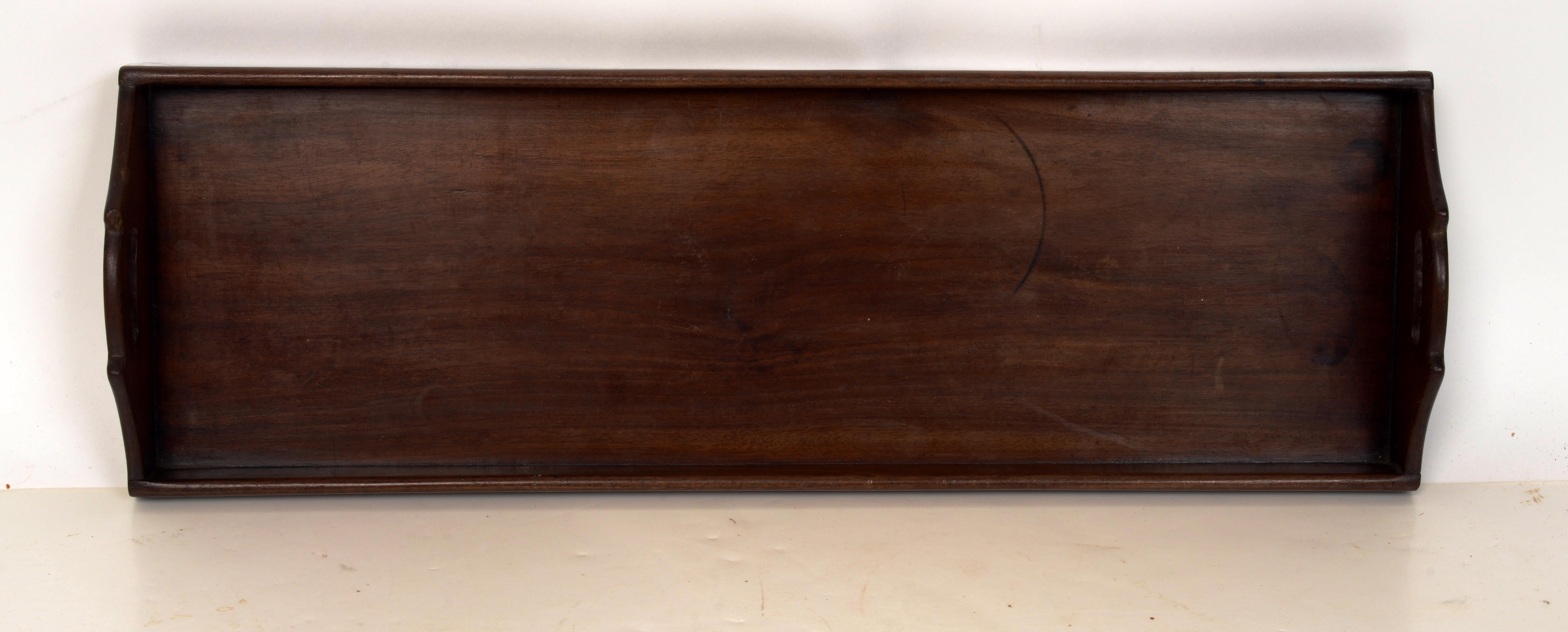 Early 19th c Regency, Mahogany, Decanter Tray, c1800 In Good Condition In valatie, NY