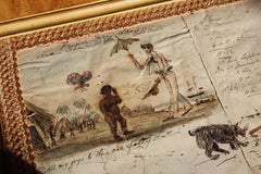 A.I.C.  Marins Marine Maritime Folk Art Plume & Encre Sketch's Native Oceania