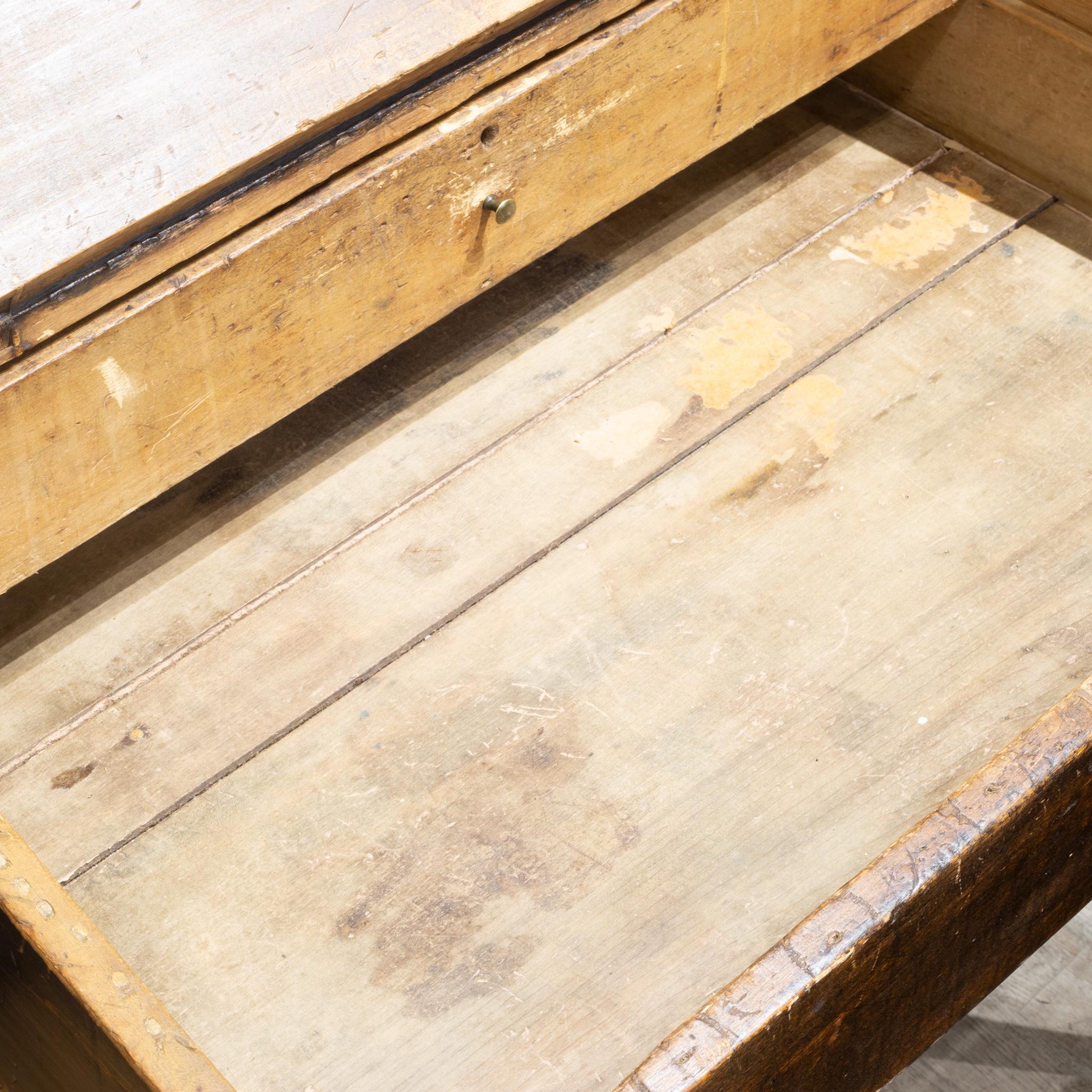 Early 19th C. School Master Slant Desk, C.1840 5