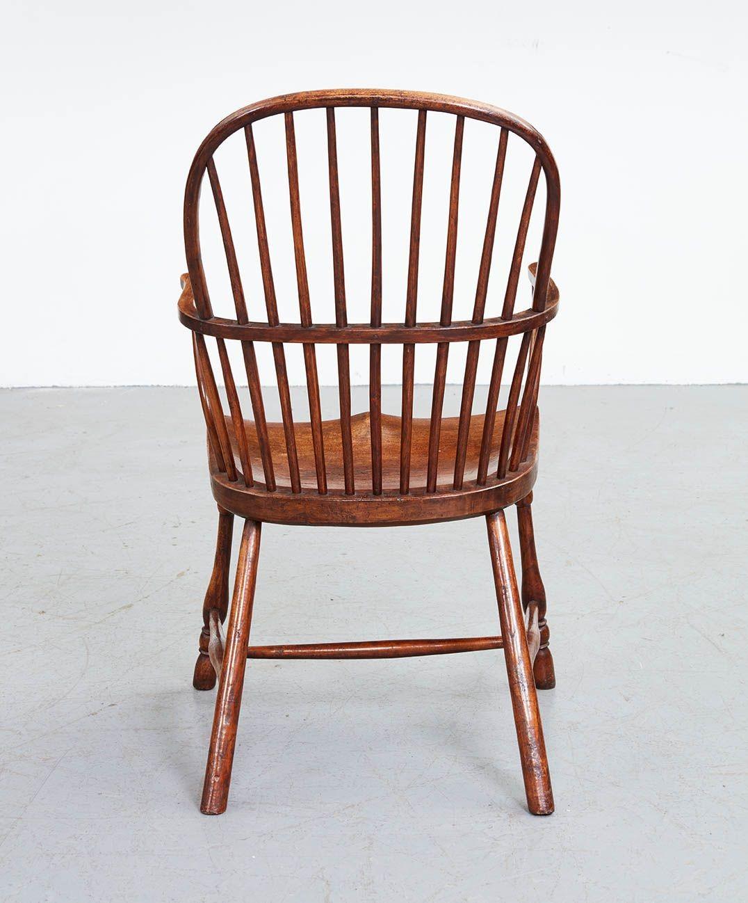 Early 19th c. Scottish Windsor Armchair For Sale 5