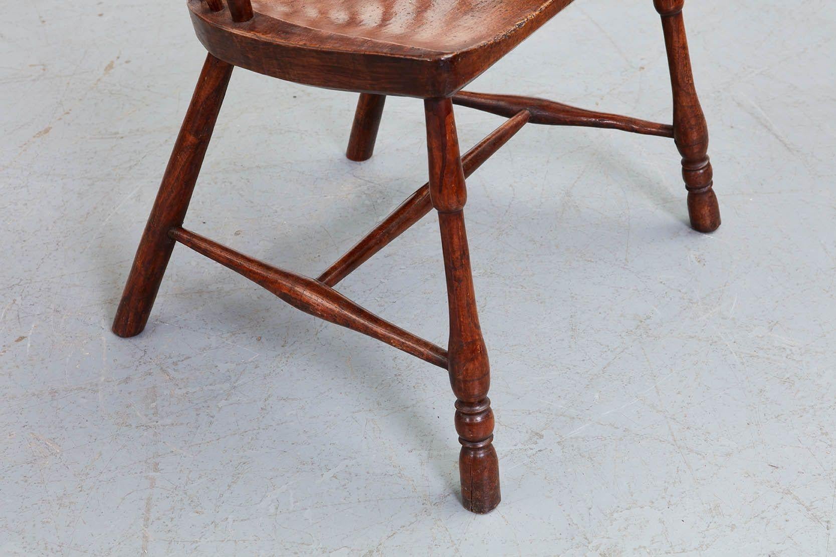 Frühes 19. Jahrhundert Schottischer Windsor-Sessel im Angebot 11