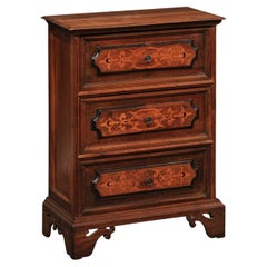 Early 19th C. Side Chest w/ Marquetry, Italy