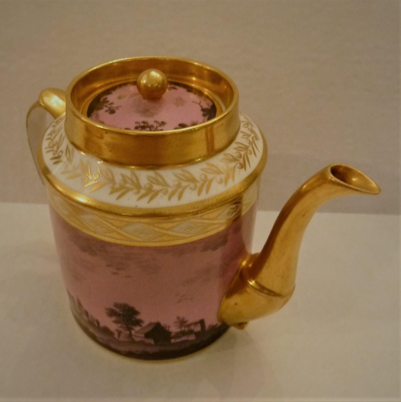 Early 19th Century Stone Coquerel Legros Paris Porcelain, Coffee, Tea and Sugar 2