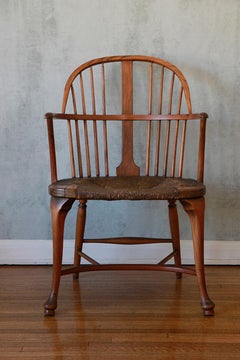 Early 19th Cabriole Leg Windsor Armchair