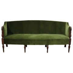 Antique Early 19th Century English Eight-Legged Regency Sofa