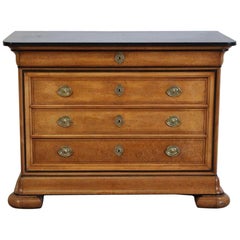 Early 19th Century French Charles X Maple Commode