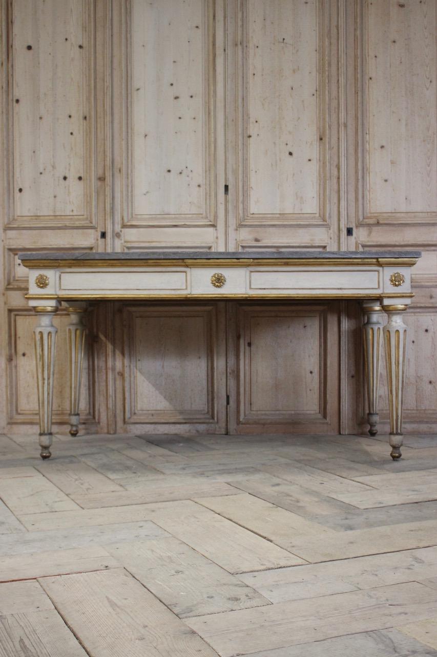 Early 19th Century Italian Console Table For Sale 2