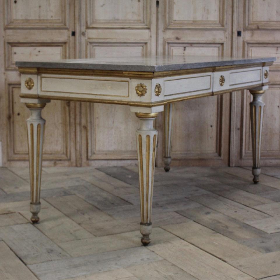Early 19th Century Italian Console Table For Sale 3