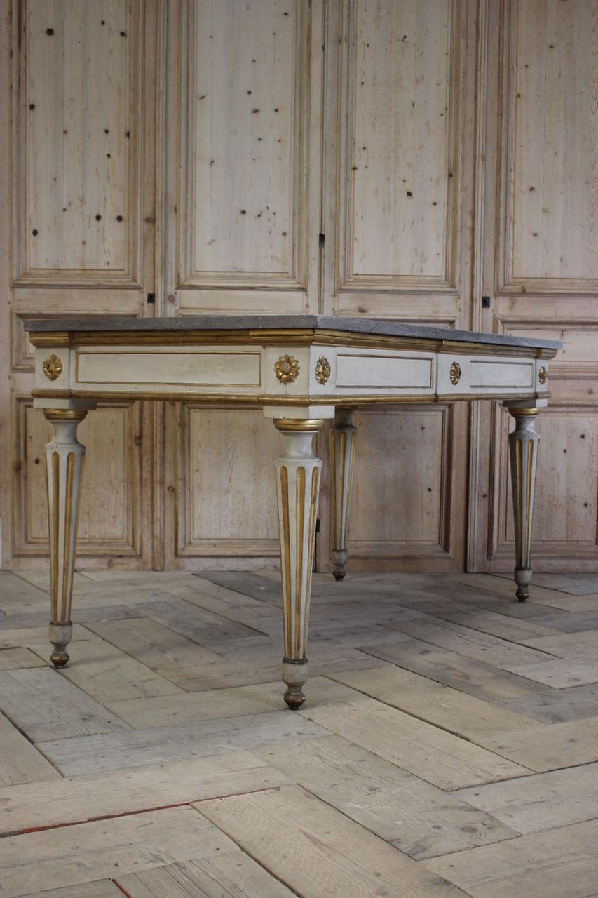 Early 19th Century Italian Console Table For Sale 5