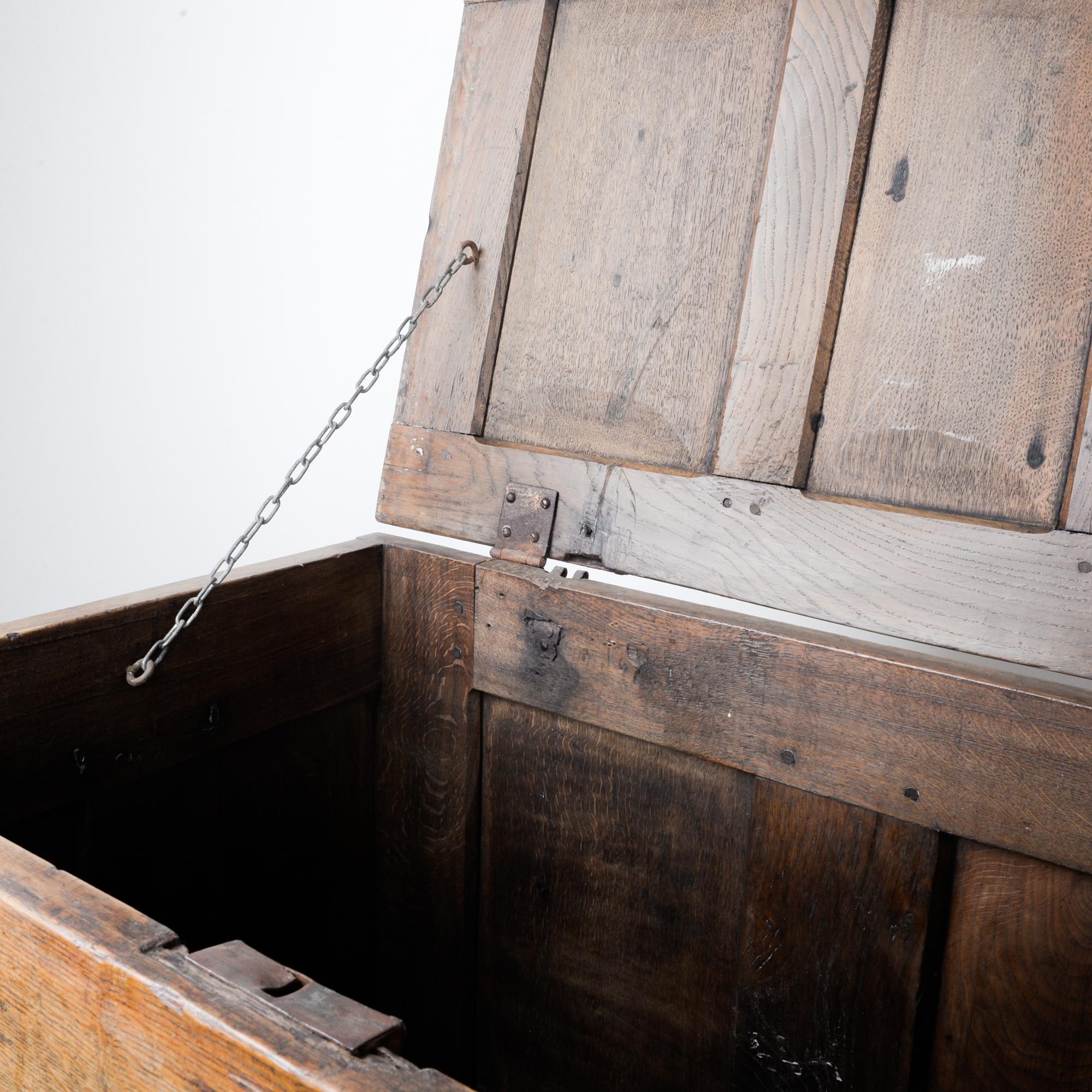 Early 19th Century French Wooden Trunk 2