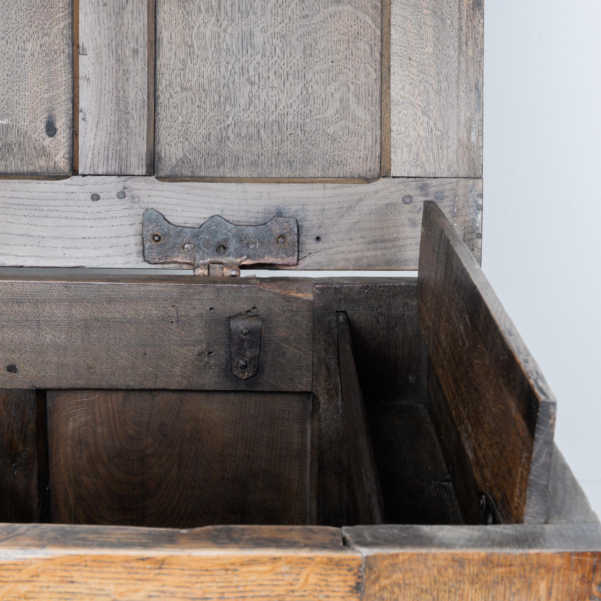Early 19th Century French Wooden Trunk 4