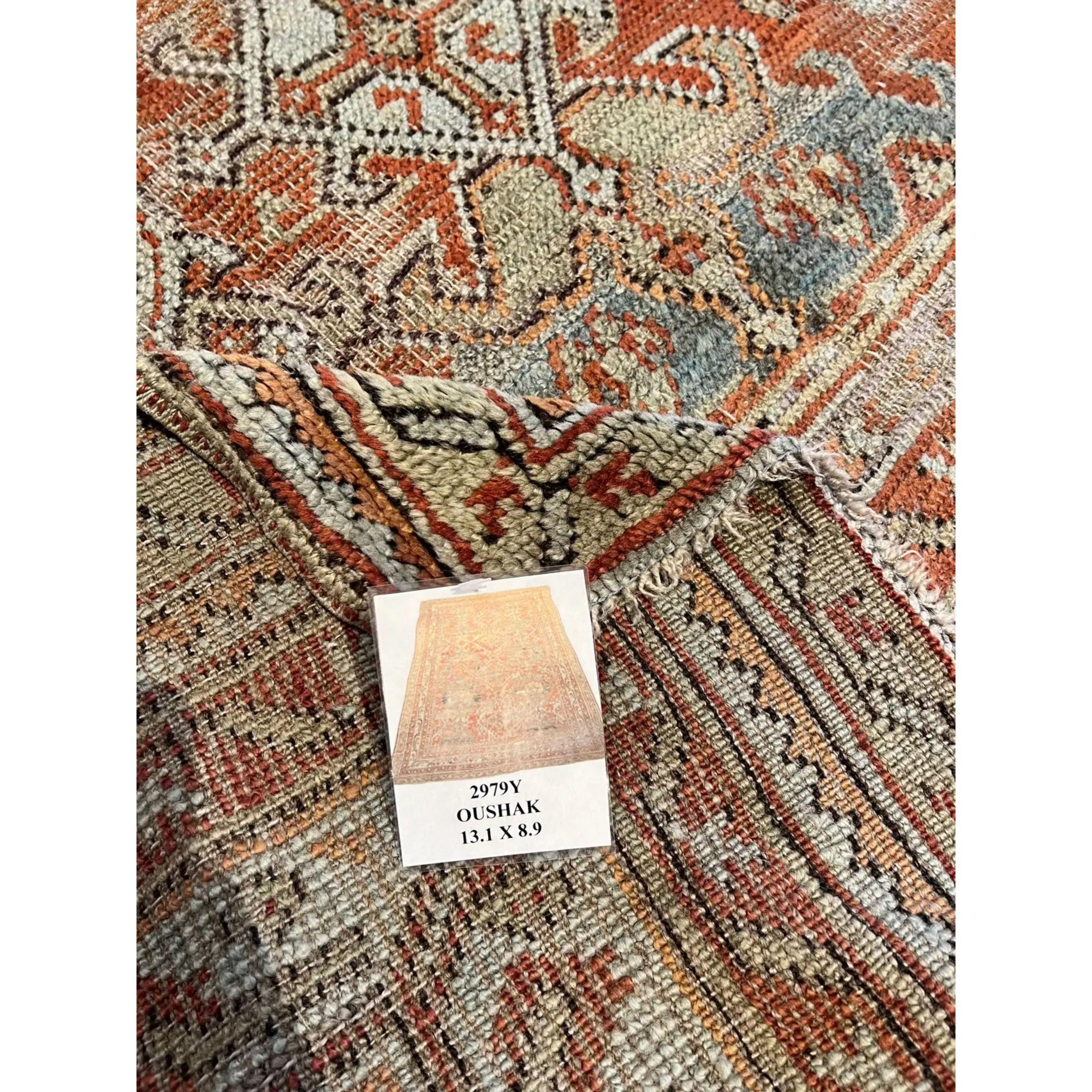 Antique Turkish Oushak rugs have been woven in Western Turkey since the beginning of the Ottoman period. Historians attributed to them many of the great masterpieces of early Turkish carpet weaving from the 15th to the 17th centuries. However, less