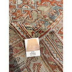 Early 19th Century 1850 Century Tribal Turkish Oushak Rug