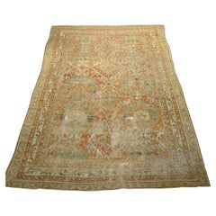 Früher türkischer Oushak-Teppich aus dem 19. Jahrhundert 1850 Jahrhundert